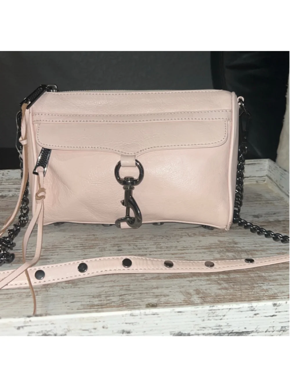 Women's Rebecca Minkoff Crossbody Bag One Size Pink and Black